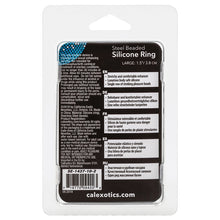 Load image into Gallery viewer, Steel Beaded Silicone Ring Large