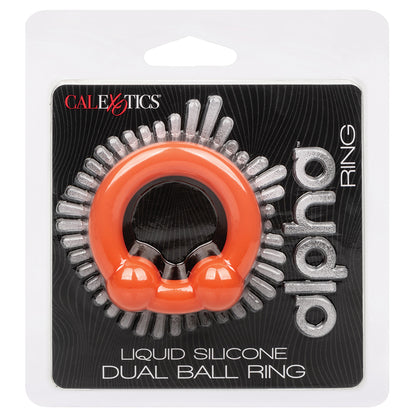 Alpha Liquid Silicone Dual Ball Ring SE-1492-12-2