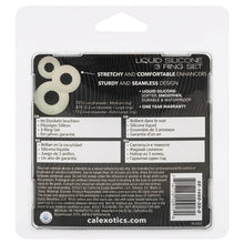 Load image into Gallery viewer, Alpha Glow-In-The-Dark Liquid Silicone 3 Ring Set