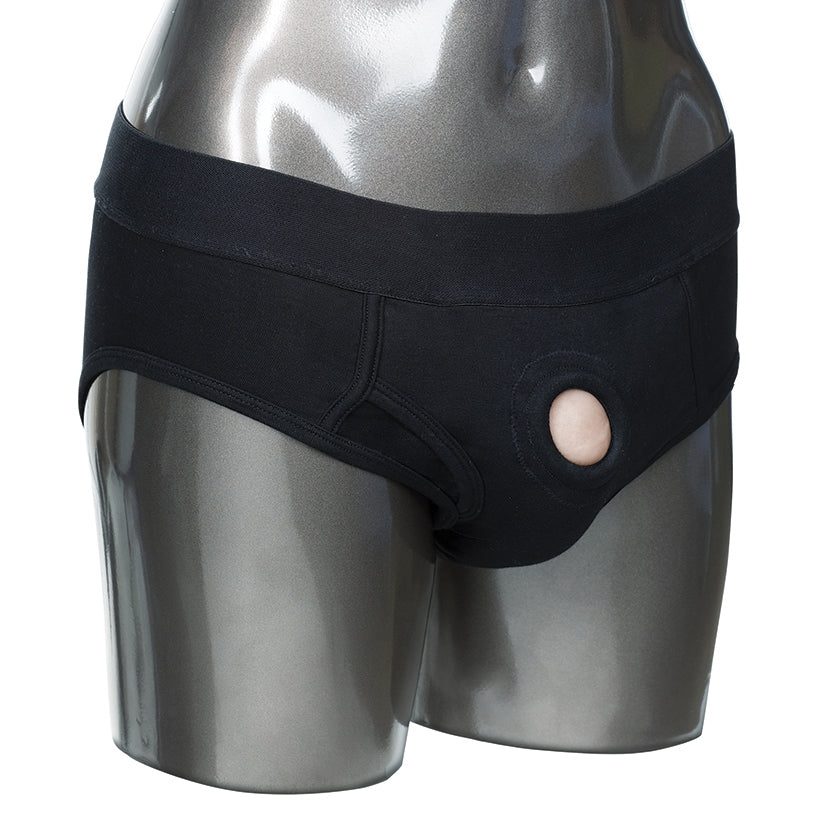 Packer Gear Brief Harness-Black XS/S