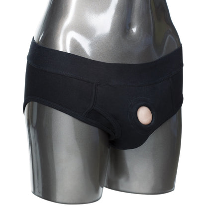 Packer Gear Brief Harness-Black L/XL