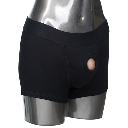 Packer Gear Boxer Brief Harness-Black XS/S