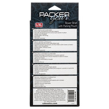 Load image into Gallery viewer, Packer Gear Boxer Brief with Packing Pouch L/XL