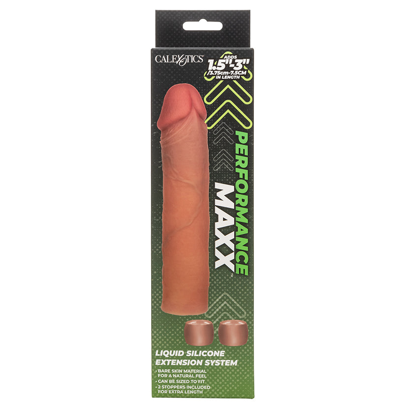 Performance Maxx Liquid Silicone Extension System-Brown