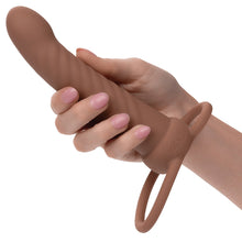 Load image into Gallery viewer, Performance Maxx Rechargeable Ribbed Dual Penetrator-Brown