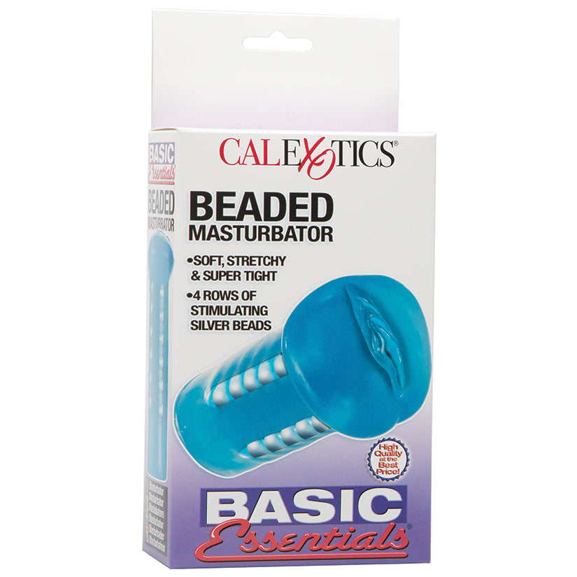 Basic Essentials Beaded Masturbator SE-1786-12-3