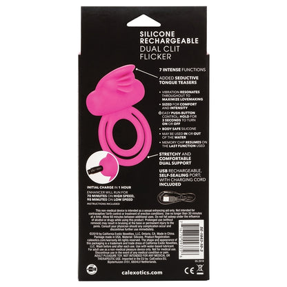 Rechargeable Dual Clit Flicker Enhancer