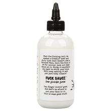 Load image into Gallery viewer, Fuck Sauce Cum Scented Personal Lubricant 8oz