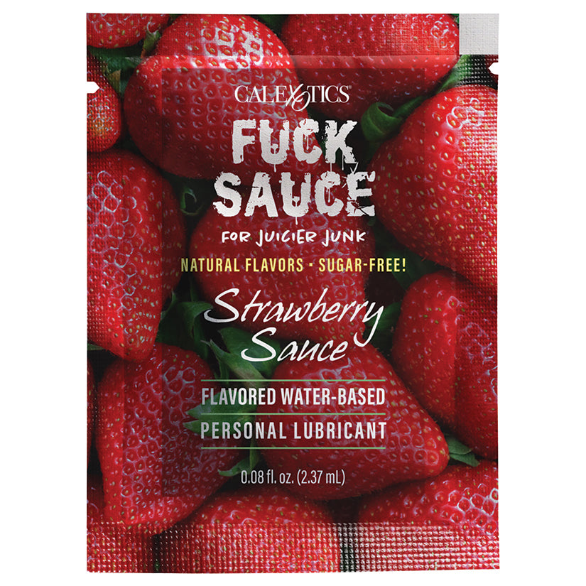 Fuck Sauce Water-Based Lubricant-Straw...  LifestyleDistributing.com