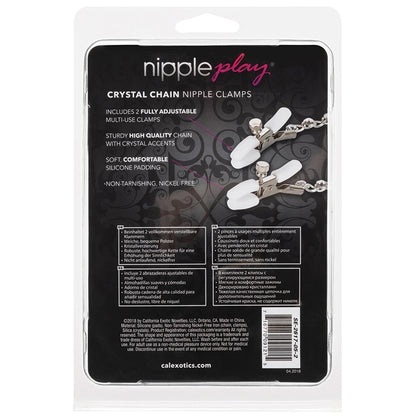 Nipple Play Crystal Chain Nipple Clamps