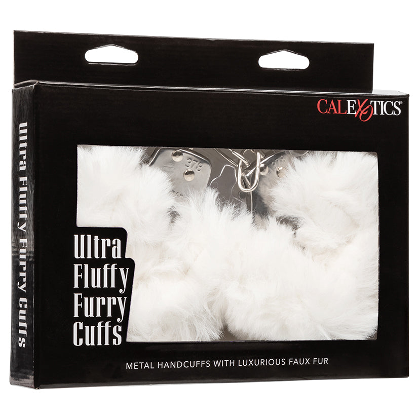 Ultra Fluffy Furry Cuffs-White SE-2651-50-3