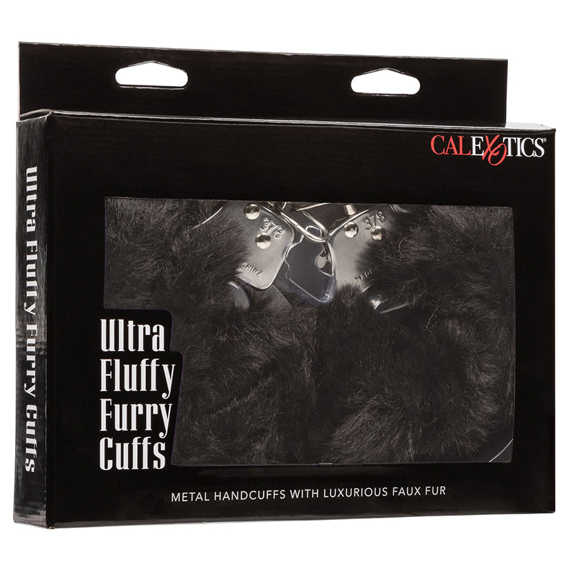 Ultra Fluffy Furry Cuffs-Black SE-2651-65-3