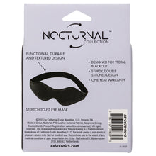 Load image into Gallery viewer, Nocturnal Collection Eye Mask