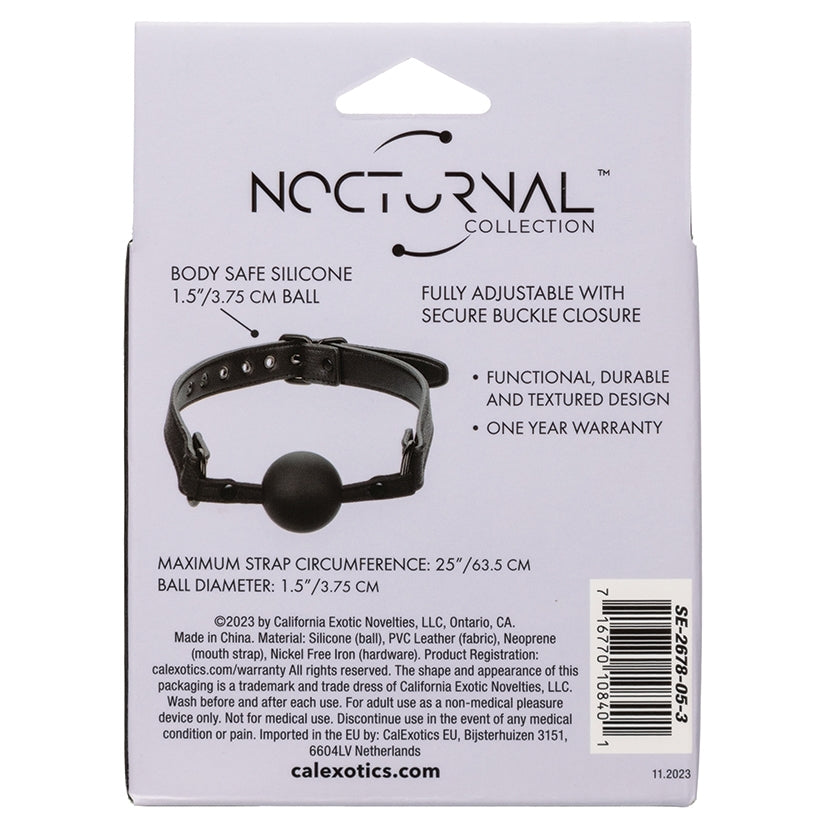 Nocturnal Collection  Ball Gag