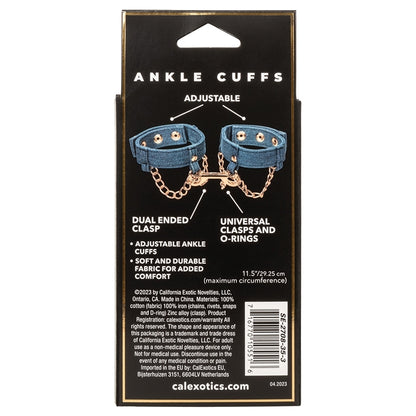 Ride 'Em Premium Denim Collection Ankle Cuffs