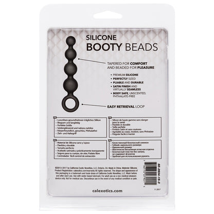 Silicone Booty Beads-Black