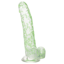 Load image into Gallery viewer, Naughty Bits I Leaf Dick Glow in The Dark Weed Leaf Dildo