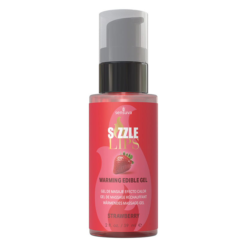 Sensuva Sizzle Lips Warming Gel-Strawb... VL418