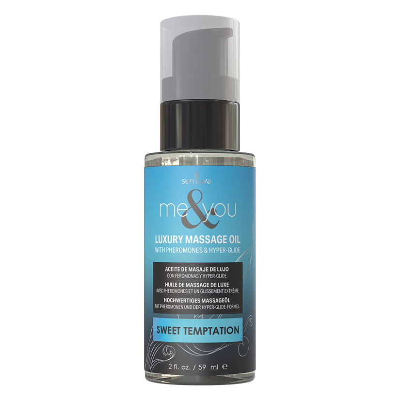 Sensuva Me & You Massage Oil-Sweet Tem... VL448