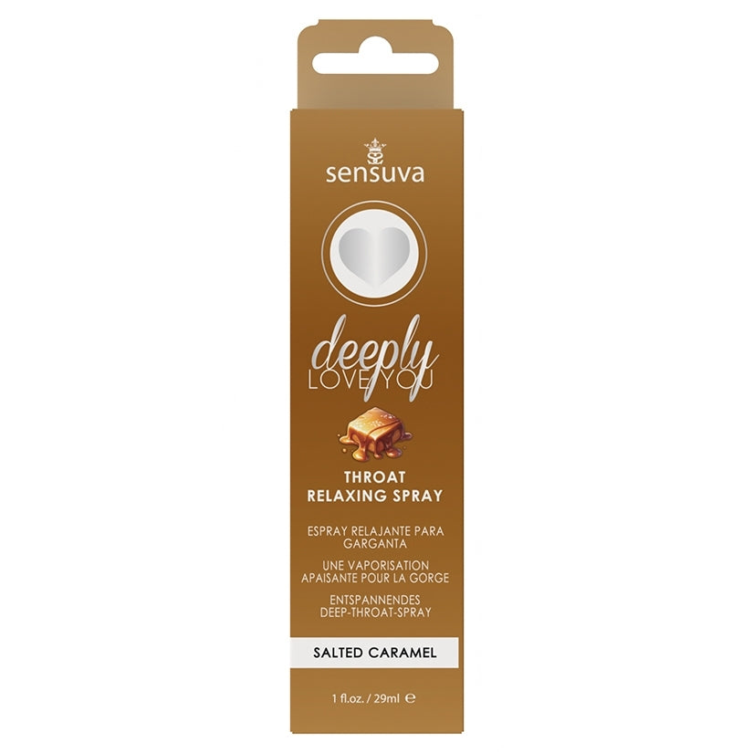Sensuva Deeply Love You Throat Relaxing Spray-Salted Caramel 1oz