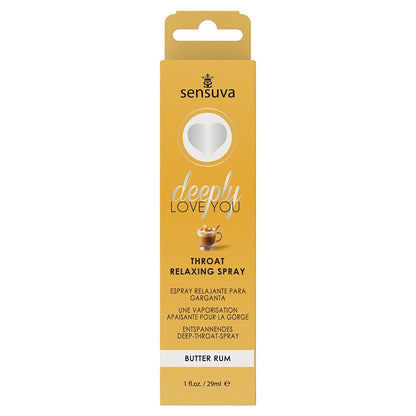 Sensuva Deeply Love You Throat Relaxing Spray-Butter Rum 1oz
