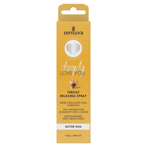 Sensuva Deeply Love You Throat Relaxing Spray-Butter Rum 1oz