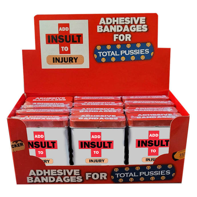 Add Insult to Injury Bandaids Display ... SF-HH70
