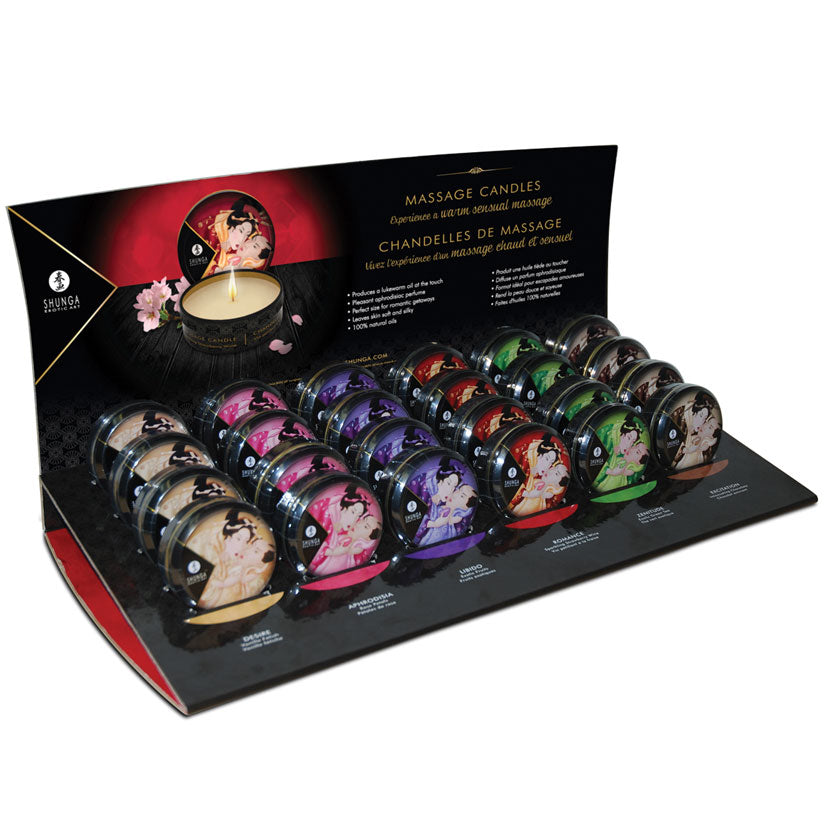 Shunga Mini Massage Candle-Display of ... 4699