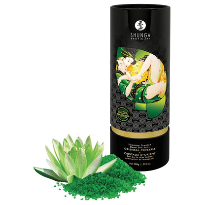 Shunga Oriental Crystals Bath Salts-Lotus Flower 17.6oz