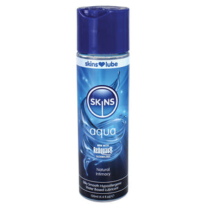 Skins Aqua Water Based Lubricant 4.4oz SKLUBAQ4