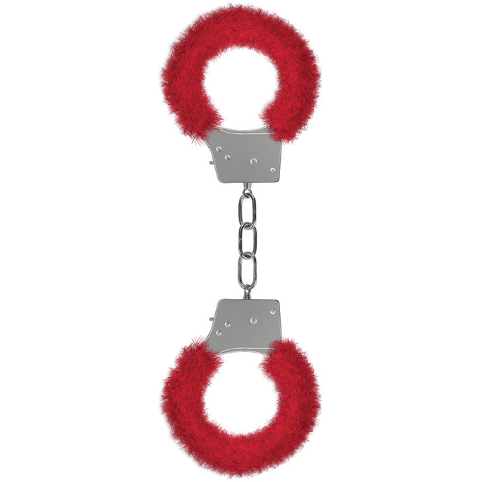 Ouch! Beginner's Furry Handcuffs-Red OU002RED