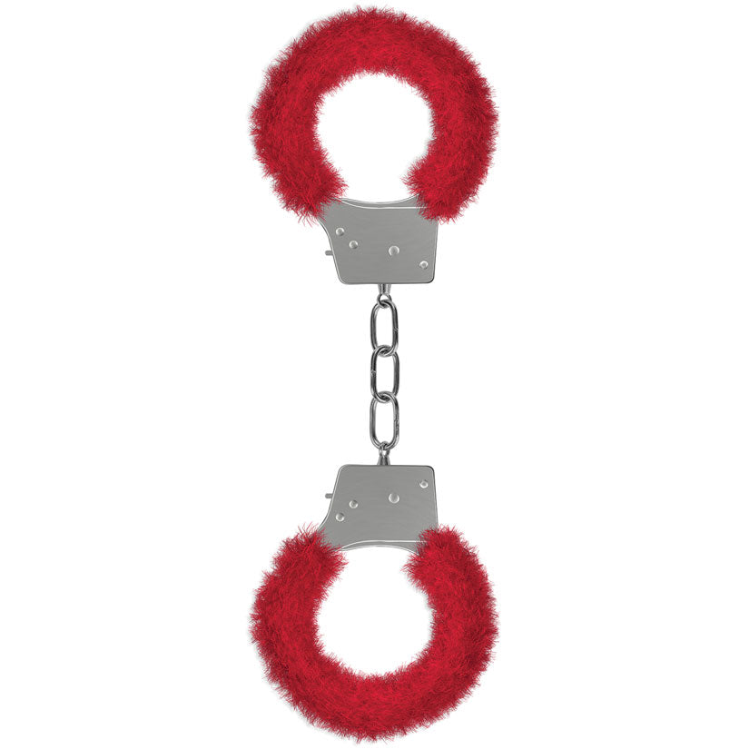 Ouch! Beginner's Furry Handcuffs-Red OU002RED