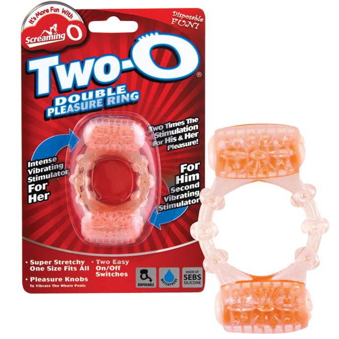 Screaming O Two-O Double Pleasure Ring TWO