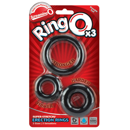 Screaming O RingO x3-Black RNGO3P-BL
