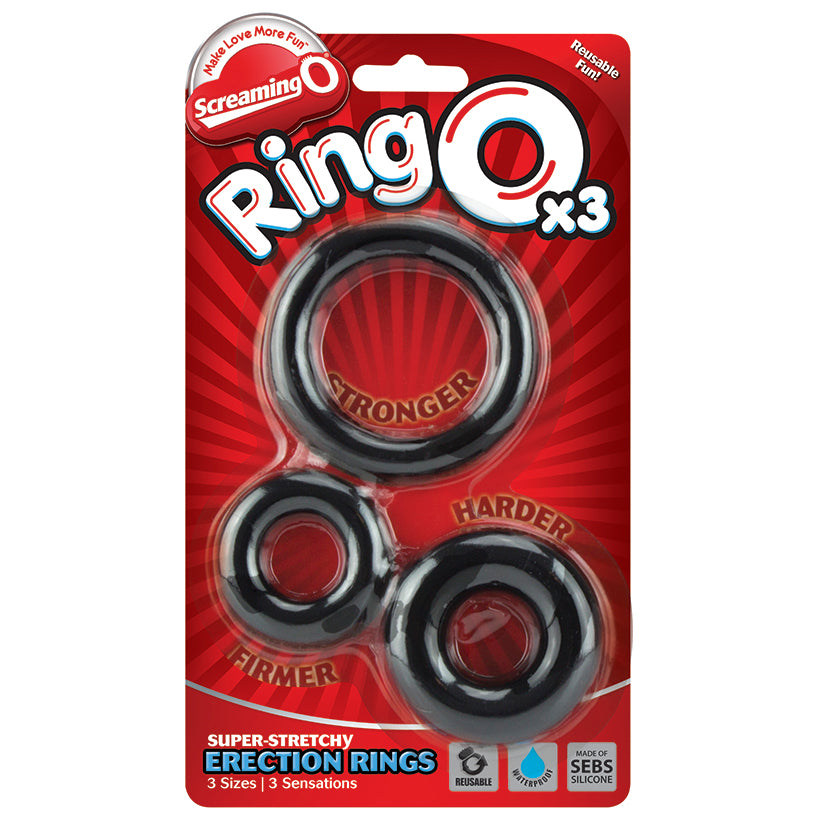 Screaming O RingO x3-Black RNGO3P-BL