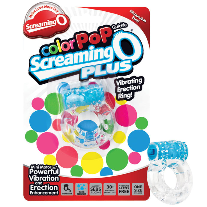 Screaming O ColorPoP Quickie Plus-Blue CPSOP-BU