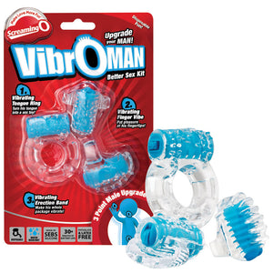 Screaming O VibrOMan-Blue VIB-BU