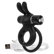 Load image into Gallery viewer, Screaming O Charged Ohare Rechargeable Wearable Rabbit-Black