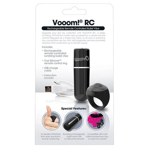 Screaming O Charged Vooom Remote Control Bullet-Black