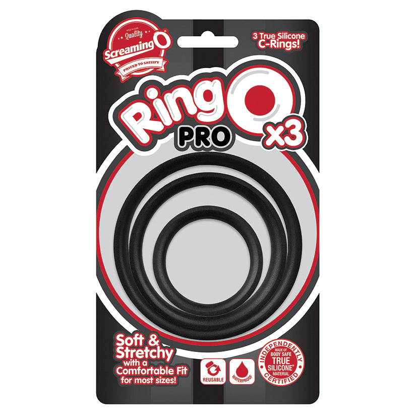 Screaming O RingO Pro x3-Black PRO-BL