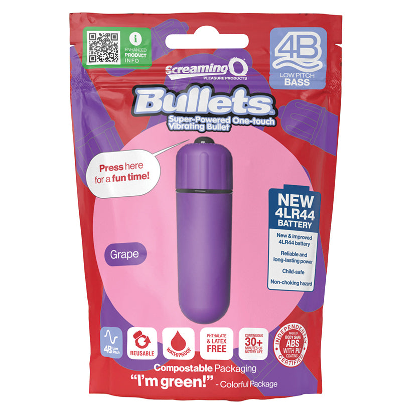 Screaming O 4B Bullet-Grape 4BBUL-GP