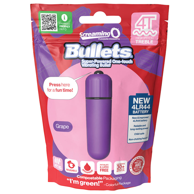 Screaming O 4T Bullet-Grape 4TBUL-GP