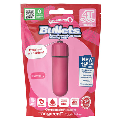 Screaming O 4T Bullet-Strawberry 4TBUL-ST