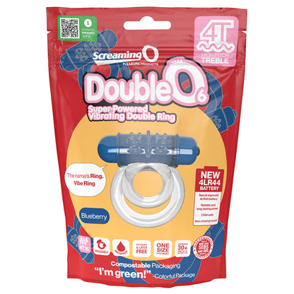 Screaming O 4T DoubleO 6-Blueberry 4TD6-BB
