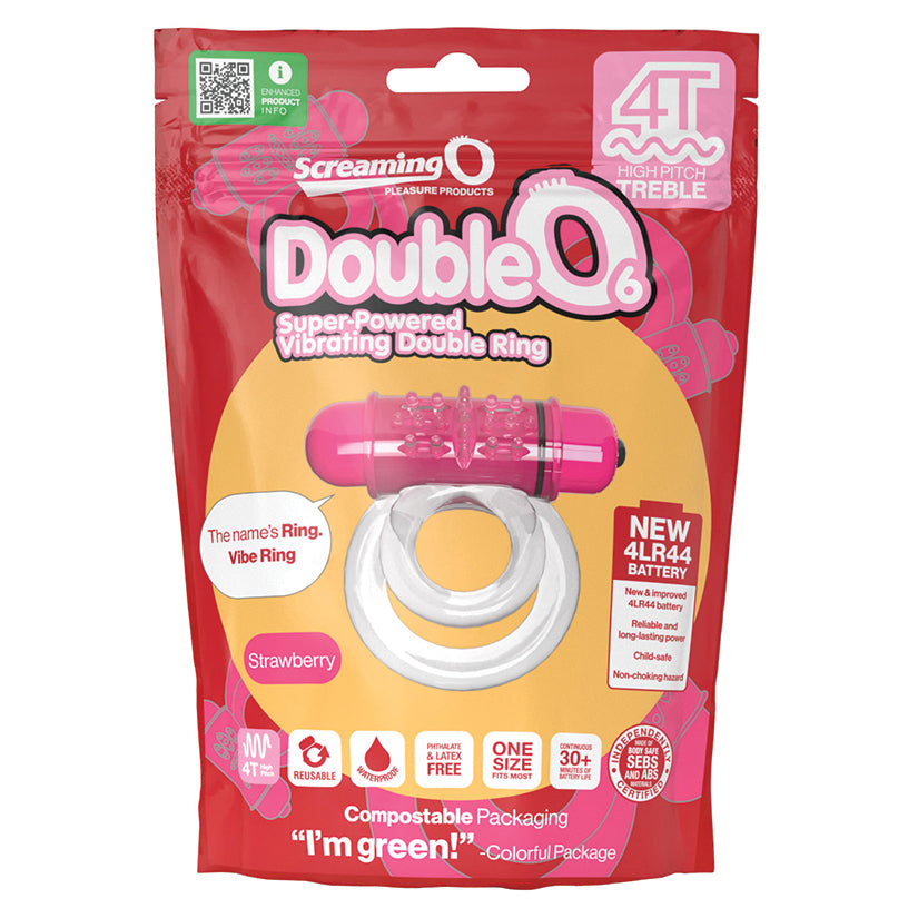 Screaming O 4T DoubleO 6-Strawberry 4TD6-ST