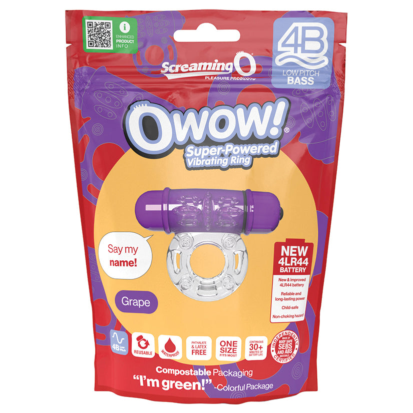 Screaming O 4B OWow-Grape 4BOW-GP