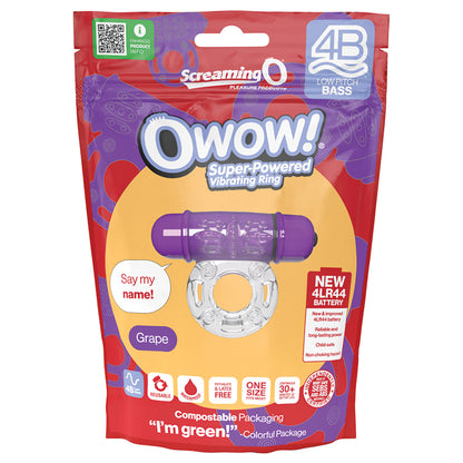 Screaming O 4B OWow-Grape 4BOW-GP