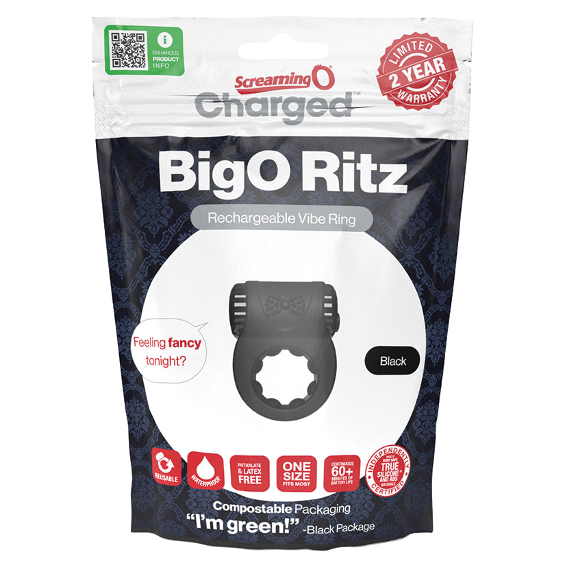 Screaming O Charged Big O Ritz-Black ABR-BL