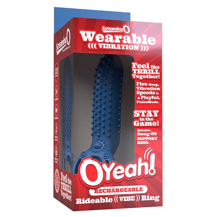 Screaming O Rechargeable O Yeah Silicone-Blue