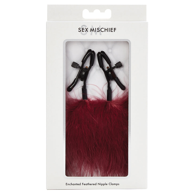 S&M Enchanted Feather Nipple Clamps SS09831